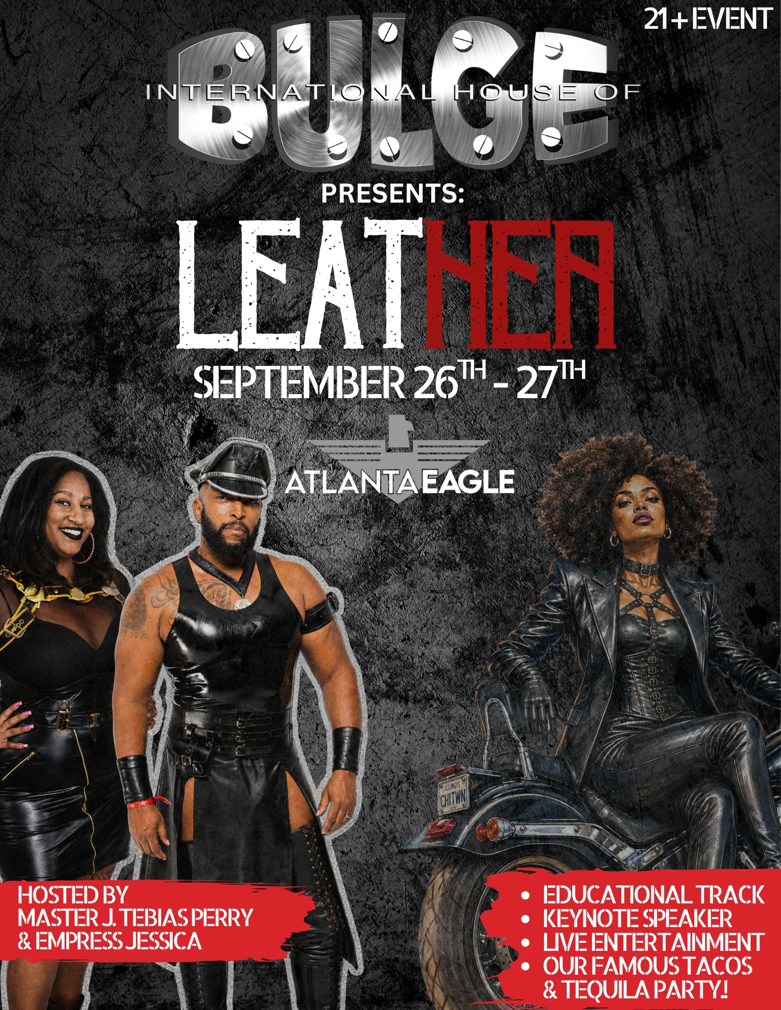 International House of BULGE presents: LeatHER! 🖤✨